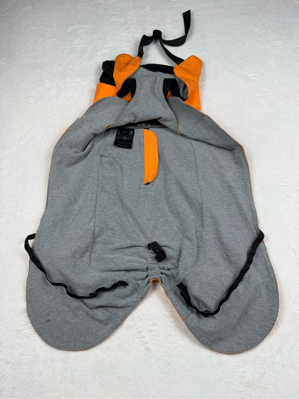 PAIKKA Visibility Dog Raincoat Orange Size 40cm/16” Graphene Recovery Lining - Picture 2 of 6